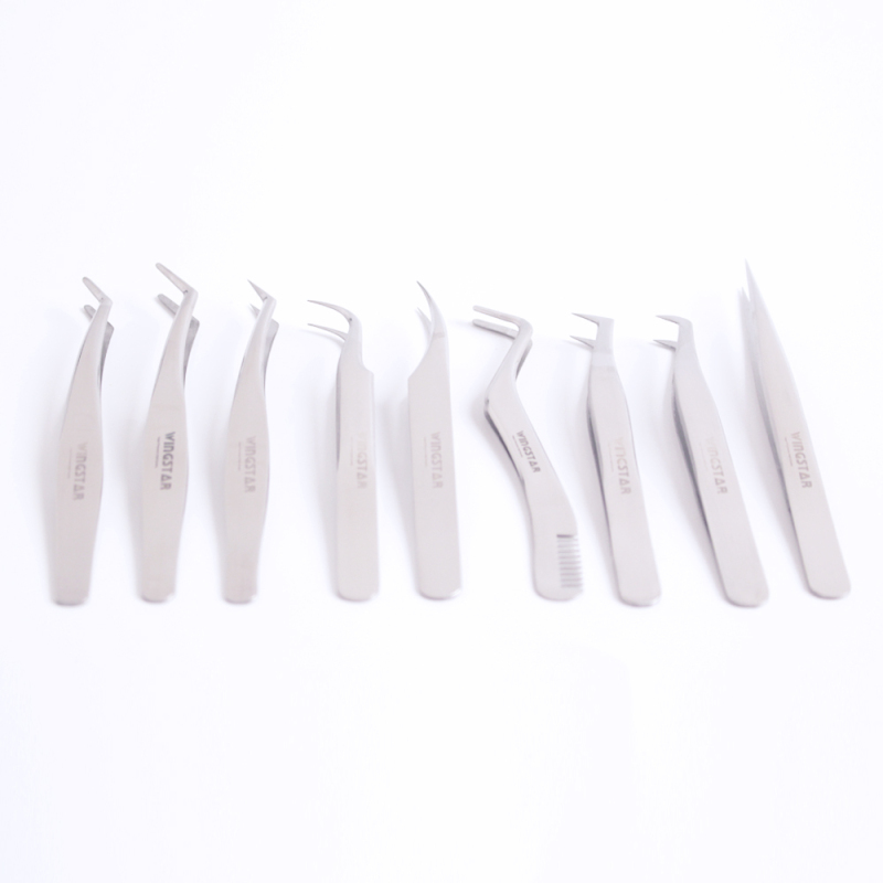 Silver Tweezers More Durable ForEyelash Extension Tools Accessories
