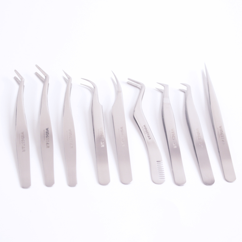 Silver Tweezers More Durable ForEyelash Extension Tools Accessories