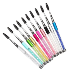 Rhinestone Eyelash Brush Mascara Spiral Wand Applicator Accessories