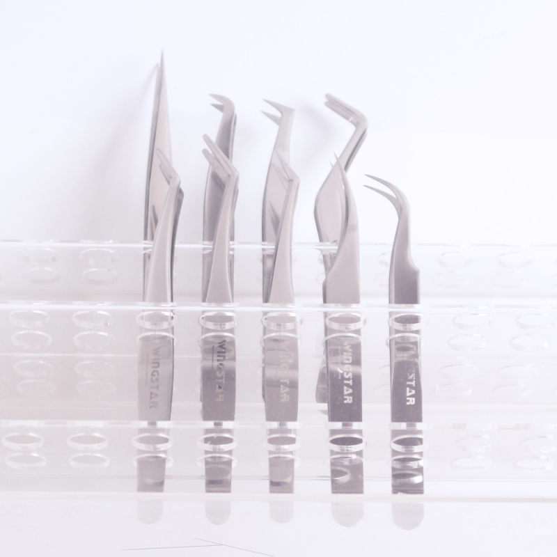 Silver Tweezers More Durable ForEyelash Extension Tools Accessories