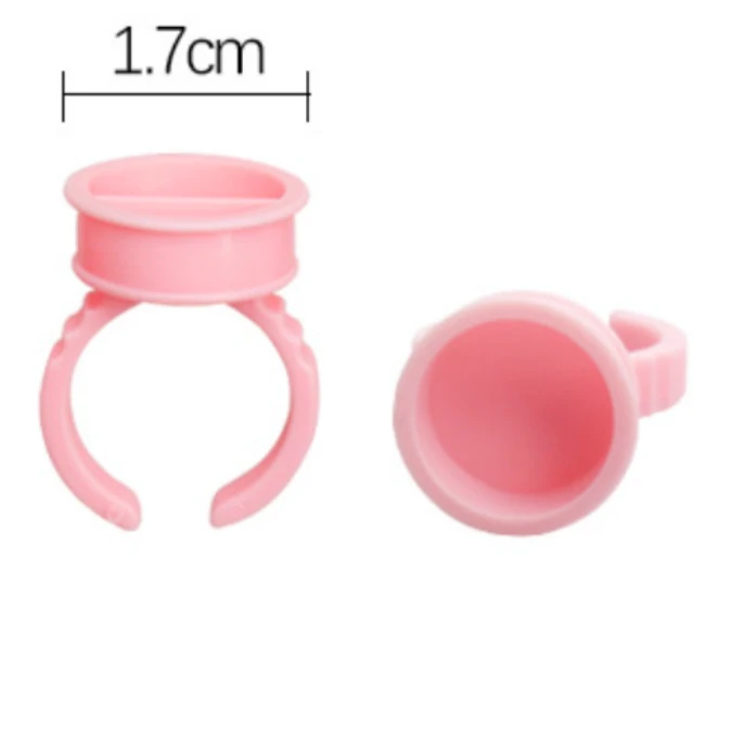 100pcs/bag Glue Ring Holder forEyelash Extensions Accessories