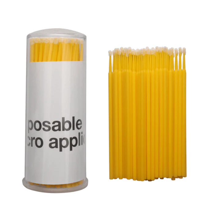 100pcs Disposable Micro Brushes for Eyelash Extensions Accessories