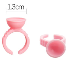 100pcs/bag Glue Ring Holder forEyelash Extensions Accessories