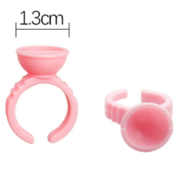100pcs/bag Glue Ring Holder forEyelash Extensions Accessories