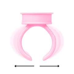 100pcs/bag Glue Ring Holder forEyelash Extensions Accessories