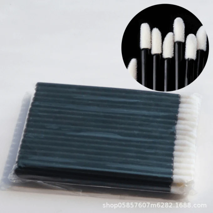 50Pcs/lot Disposable Makeup LipBrush Eyelash Cleaning CosmeticMake Up Tools Accessories