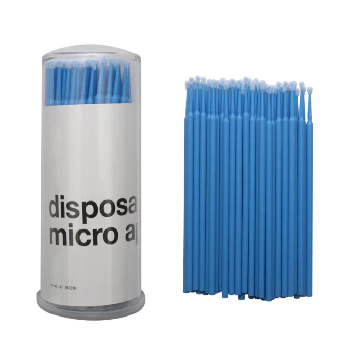 100pcs Disposable Micro Brushes for Eyelash Extensions Accessories