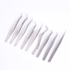 Silver Tweezers More Durable ForEyelash Extension Tools Accessories