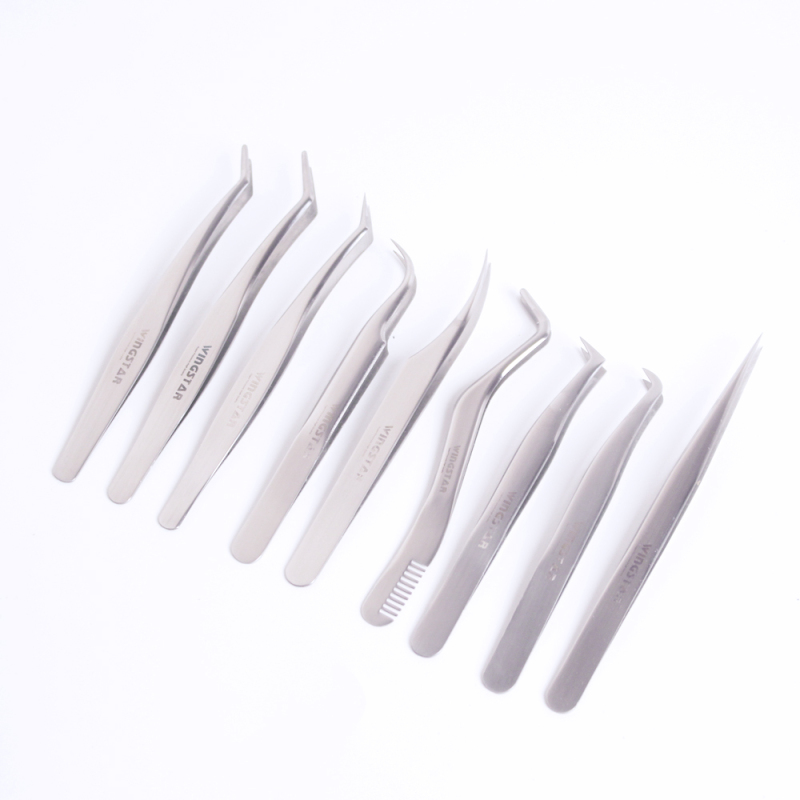Silver Tweezers More Durable ForEyelash Extension Tools Accessories