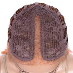 Superbar Orange Bob Wig 12 Inch Human HairPart Lace Wig