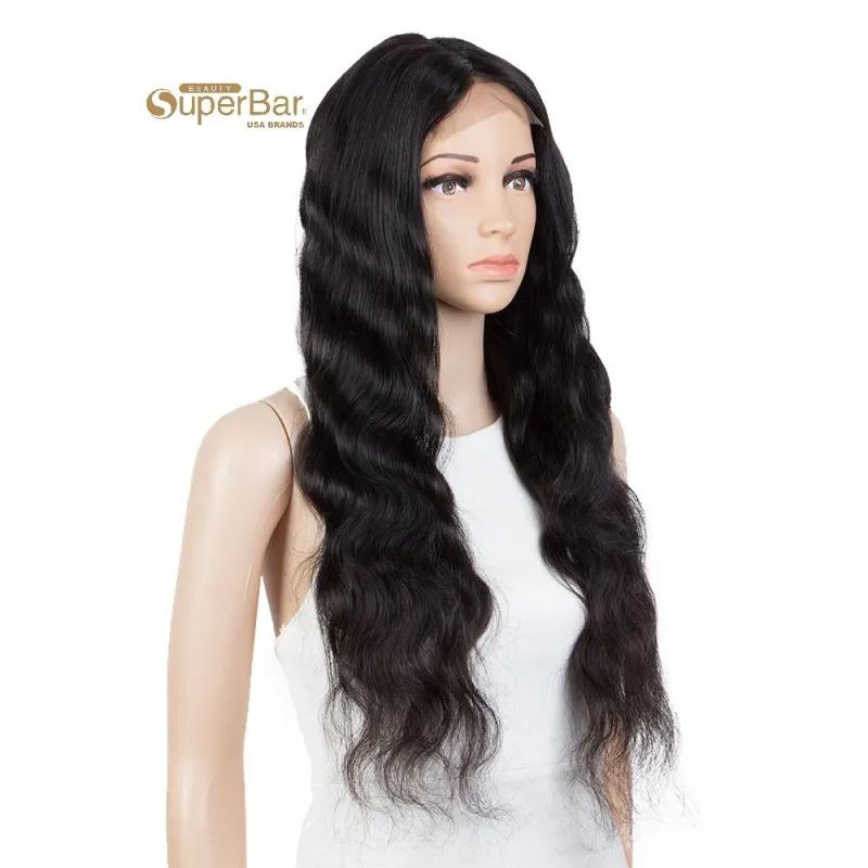 Rebecca Fashion Remy Human Hair Wigs 4x4 LaceFrontal Wigs Body Wave Hair Wig 150% Density NaturalColor