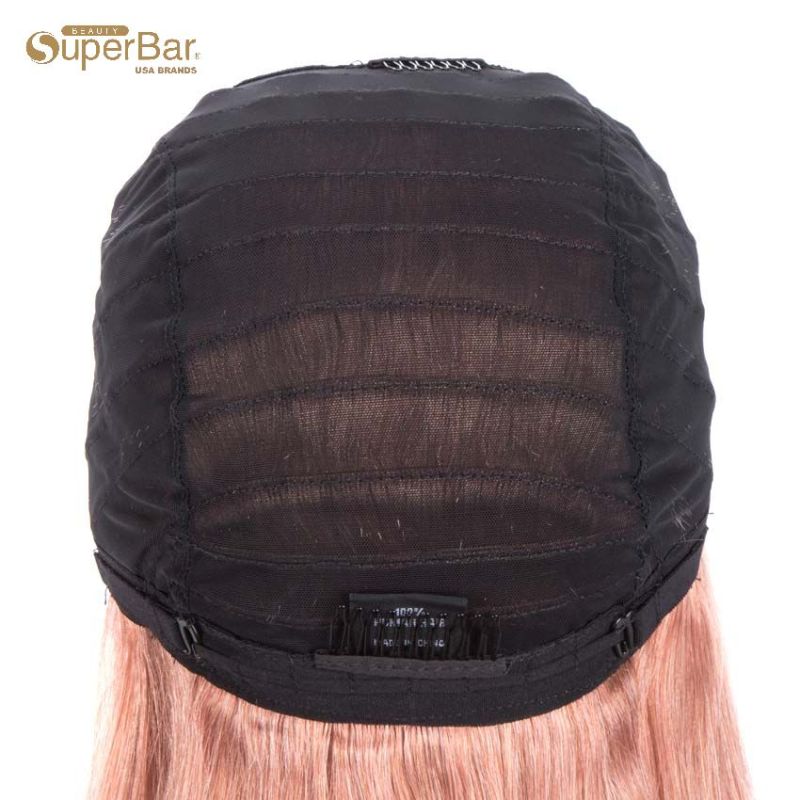 Superbar 4*4 Lace Closure Pink Straight HairWig 150% Density Colored Wigs