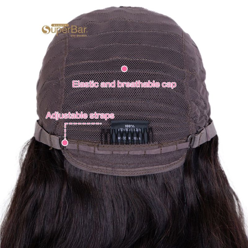 Rebecca Fashion Remy Human Hair Wigs 4x4 LaceFrontal Wigs Body Wave Hair Wig 150% Density NaturalColor