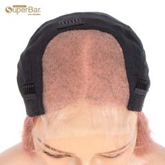 Superbar 4*4 Lace Closure Pink Straight HairWig 150% Density Colored Wigs