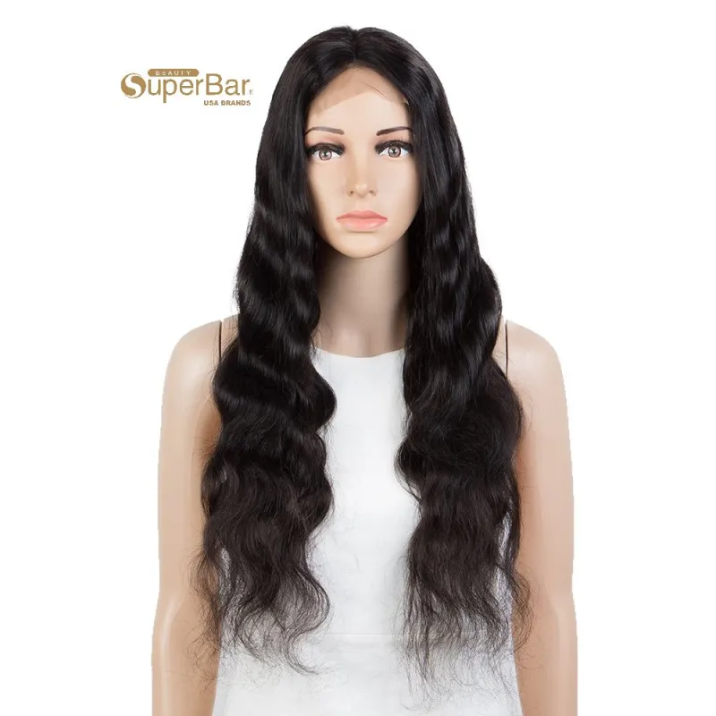 Rebecca Fashion Remy Human Hair Wigs 4x4 LaceFrontal Wigs Body Wave Hair Wig 150% Density NaturalColor