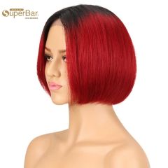 Superbar Short Ombre Bob Human Hair Wig100% Human Hair Wigs