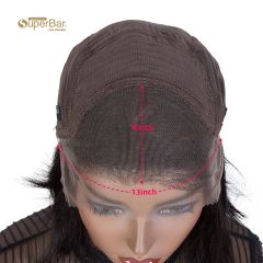 Superbar Short Straight Bob Wigs Human Hair13x4 Lace Front Wigs Pre Plucked with Baby Hair 11Inch