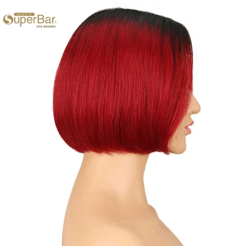 Superbar Short Ombre Bob Human Hair Wig100% Human Hair Wigs
