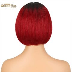 Superbar Short Ombre Bob Human Hair Wig100% Human Hair Wigs