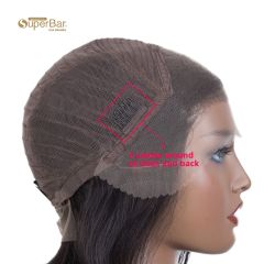 Superbar Short Straight Bob Wigs Human Hair13x4 Lace Front Wigs Pre Plucked with Baby Hair 11Inch