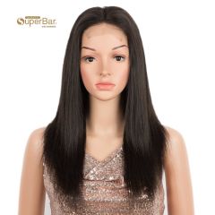 Superbar Straight 4*4 Lace Frontal WigsHuman Hair Lace Front Wig Pre-plucked Hairline withBaby Hair Wigs Natural Color