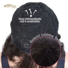 Superba Hightlight Brown Body Wave HumanHair Wigs with Bangs 100% High-quality Human HairWig with Bangs for Black Women 130% Density