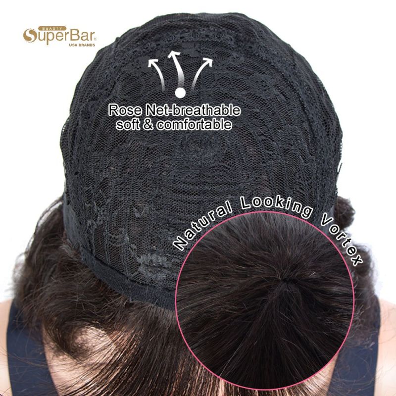 Superba Hightlight Brown Body Wave HumanHair Wigs with Bangs 100% High-quality Human HairWig with Bangs for Black Women 130% Density