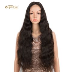 Superbar 4*4 Lace Frontal Wigs Human HairBody Wave Lace Front Wig Pre-plucked Hairline withBaby Hair Wigs Natural Color