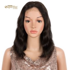 Superbar 4*4 Lace Frontal Wigs Human HairBody Wave Lace Front Wig Pre-plucked Hairline withBaby Hair Wigs Natural Color