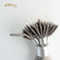 Superbar #Gray 24 inch plastics tip in hair