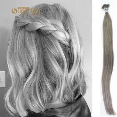 Superbar #Gray 24 inch plastics tip in hair