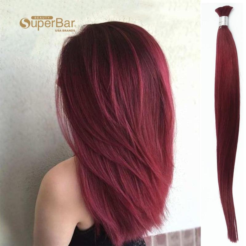 Superbar #red 20 inch  bulk hair