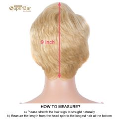 Superbar Blonde Pixie Cut Wigs HD Lace FrontWigs Human Hair Short Straight Boy Cut Wigs for Women