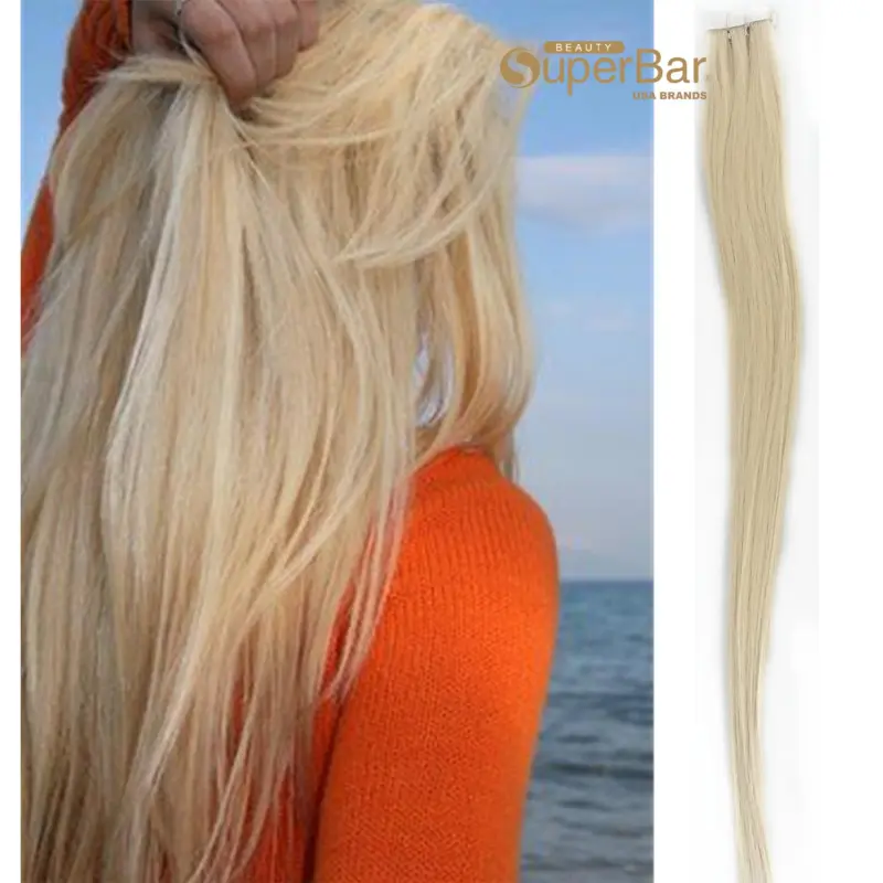 Superbar 20inch #1001 PU tape in hair
