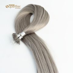 Superbar #Gray 24 inch plastics tip in hair