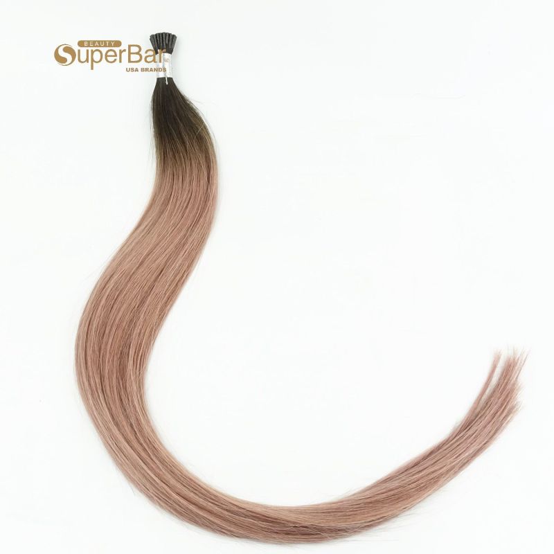 Superbar #pink color 20 inch tip in hair