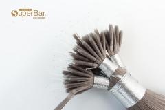 Superbar #Gray 24 inch plastics tip in hair