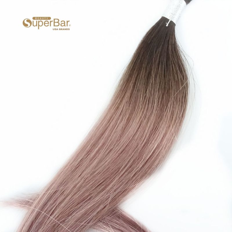 Superbar #pink color 20 inch tip in hair