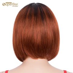 Superbar Straight Hair Bob Wigs TT1B/350Ombre Wigs With Bangs Human Hair