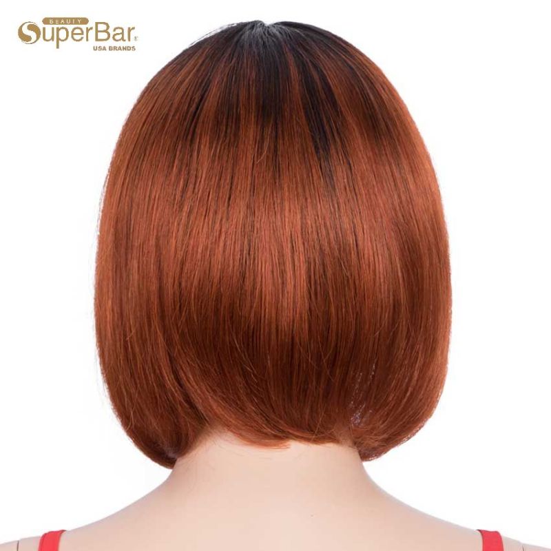 Superbar Straight Hair Bob Wigs TT1B/350Ombre Wigs With Bangs Human Hair