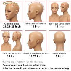 Superbar T1B/99J short Bob Wig straight HairWigs With Bangs