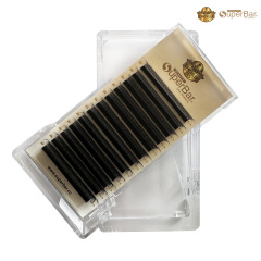 Caramel Color 3D W Shape Premade Fans 0.07 Eyelash Extensions
