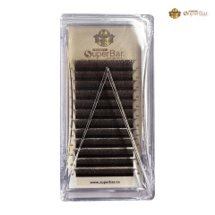 Caramel Color 3D W Shape Premade Fans 0.07 Eyelash Extensions