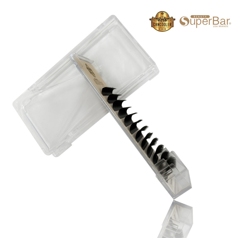 Caramel Color 4D W Shape Premade Fans 0.07 Eyelash Extensions