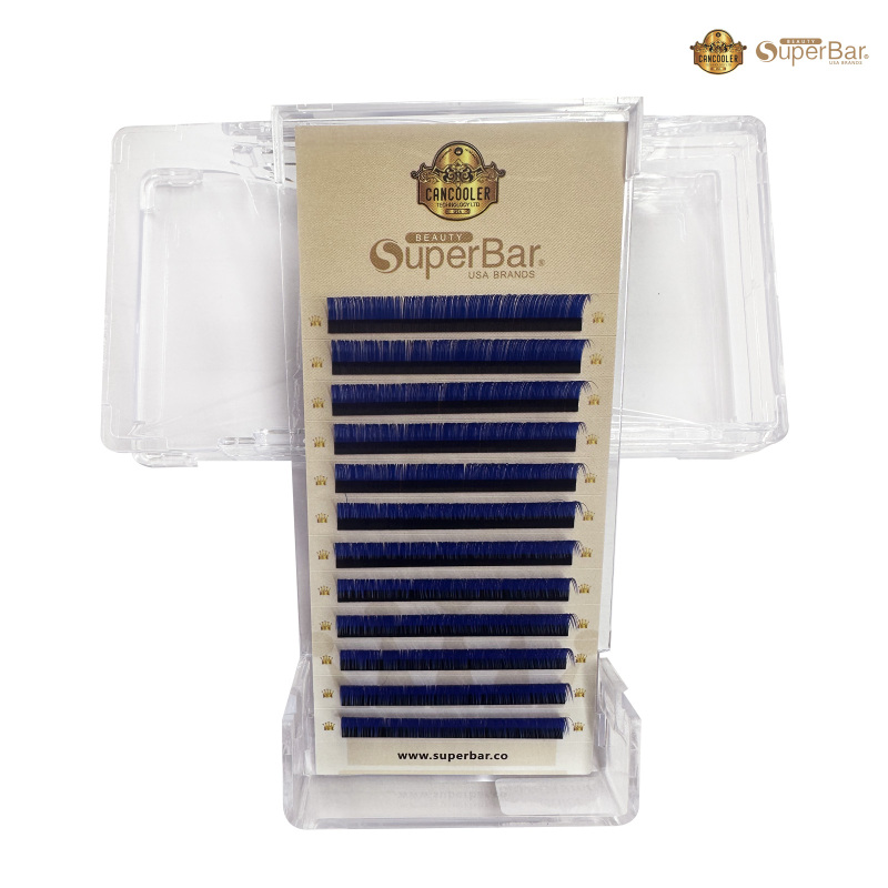 Blue Color Volume Lashes 0.07