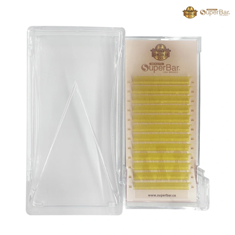 Yellow Color Volume Lashes 0.07