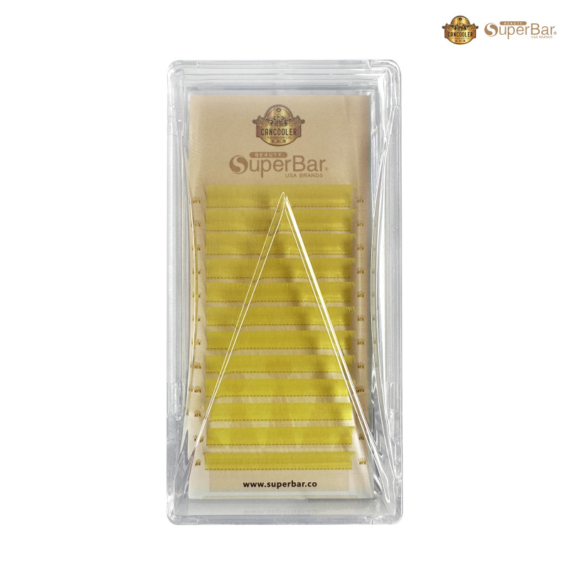 Yellow Color Volume Lashes 0.07