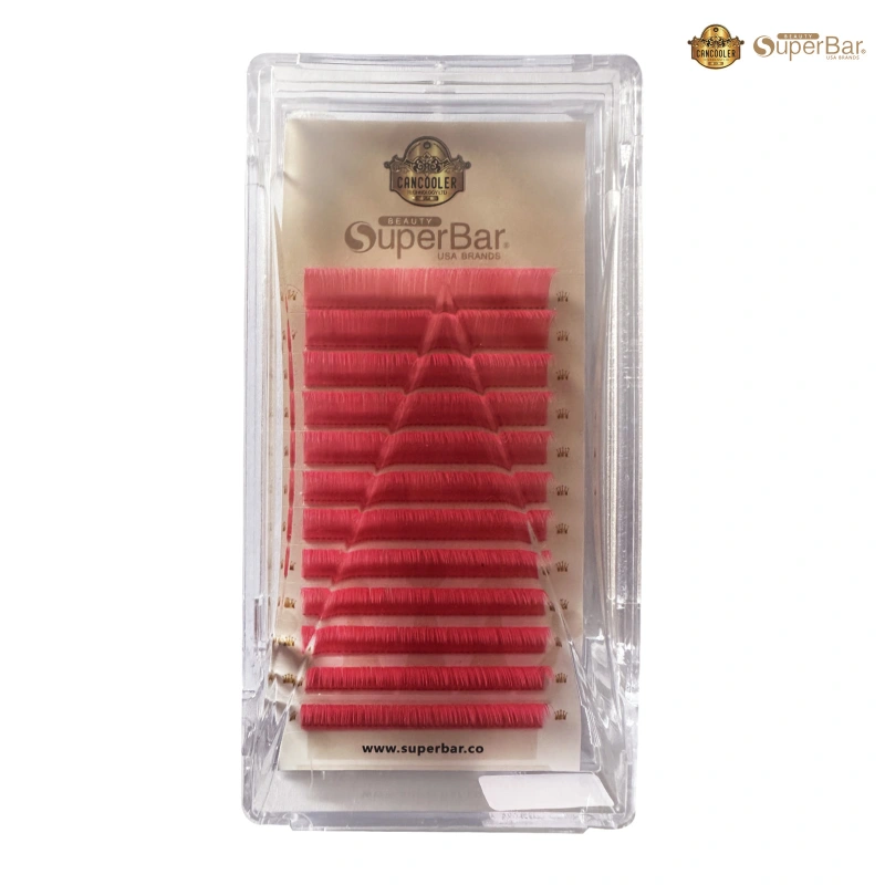 Pink Color Volume Lashes 0.07