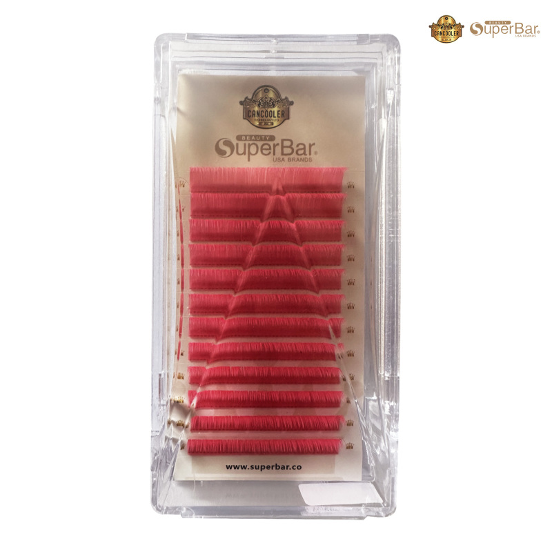 Pink Color Volume Lashes 0.07