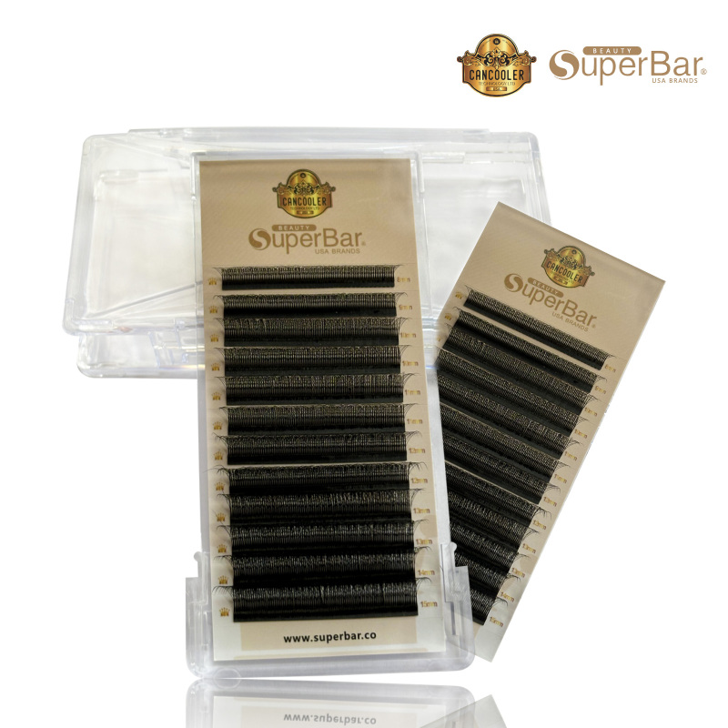 Caramel Color 5D W Shape Premade Fans 0.07 Eyelash Extensions